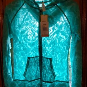 Soybu sheer zip hoodie